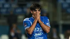 La delusione a fine gara di Cazzadori - Foto New Reporter Comincini © www.giornaledibrescia.it