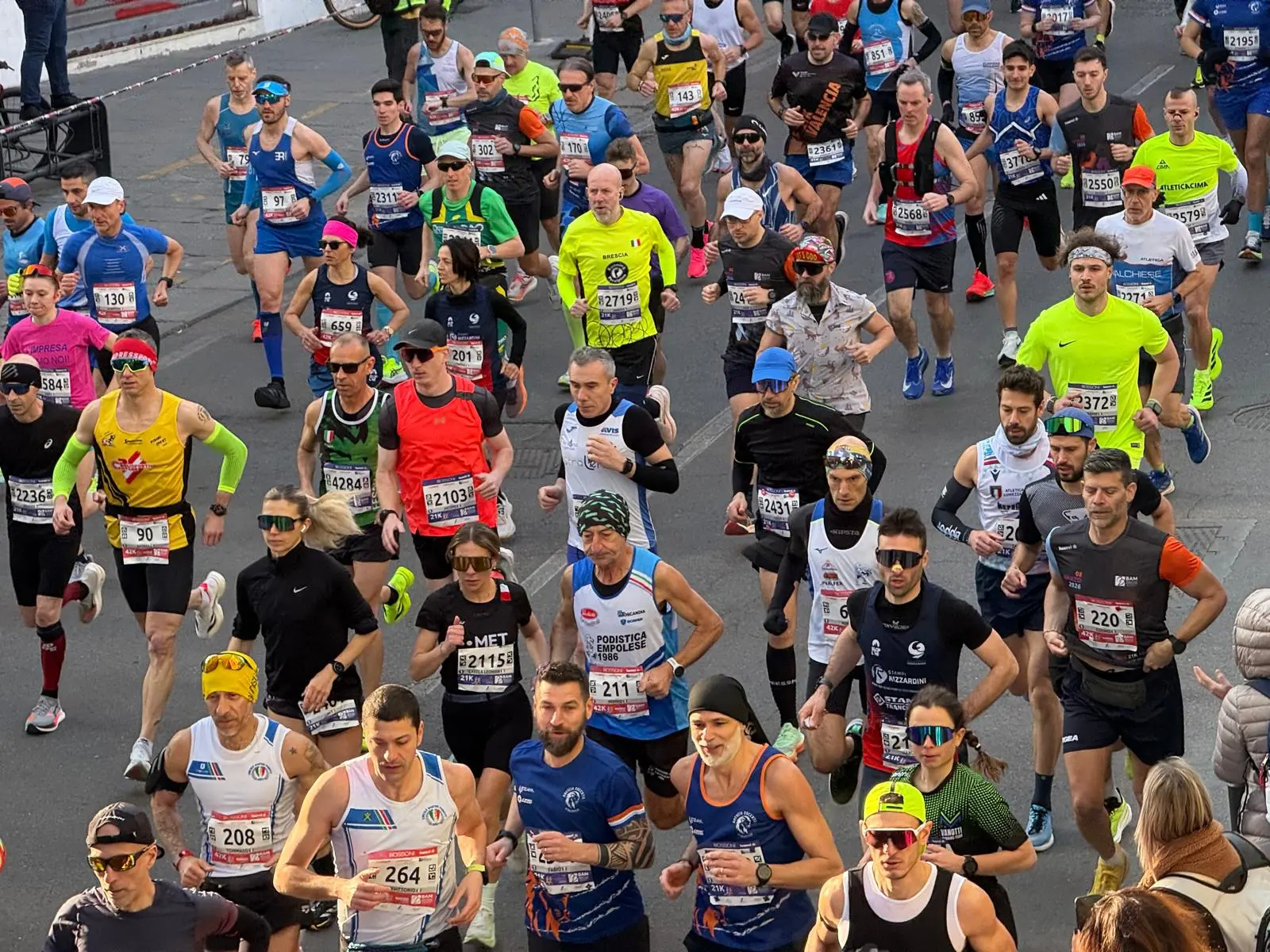 La Brescia Art Marathon parte e arriva in piazza Loggia