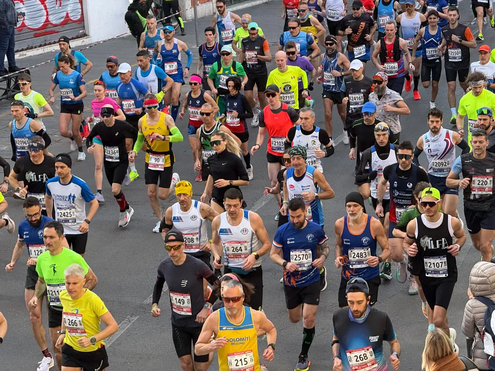 La Brescia Art Marathon parte e arriva in piazza Loggia