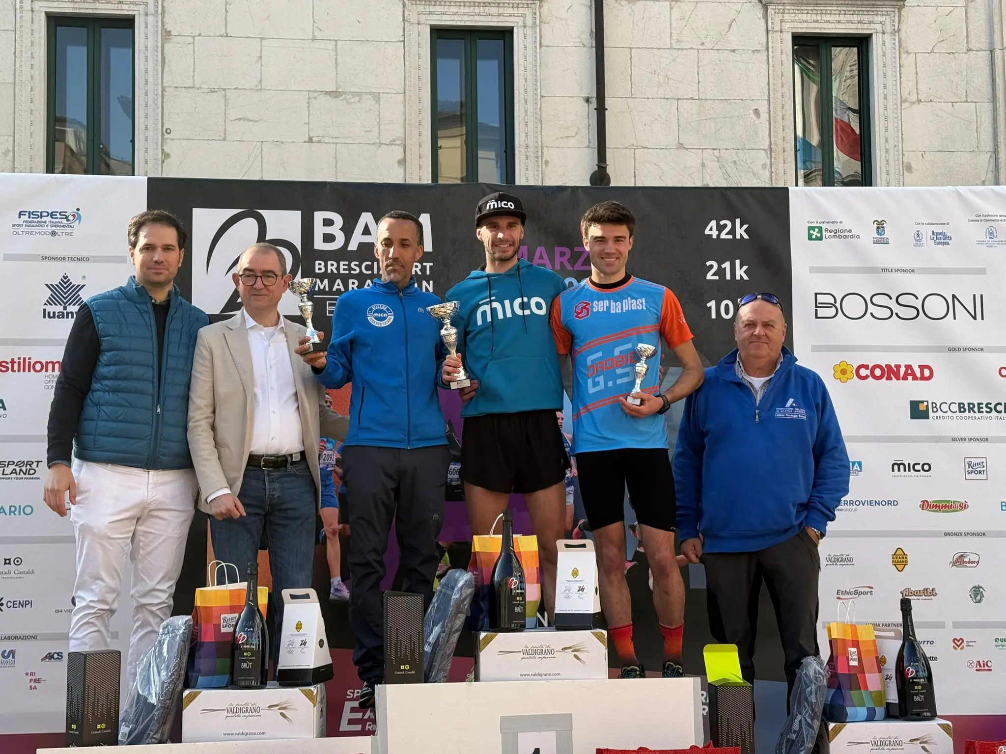 Bam: il podio della 10 chilometri