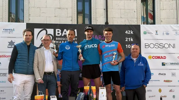 Bam: il podio della 10 chilometri