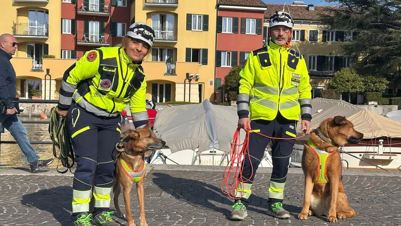 I cani Bruss e Kira - © www.giornaledibrescia.it