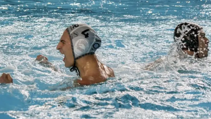 Un'esultanza dei giocatori di Brescia