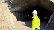 Una delle gallerie dell'autostrada della Valtrompia