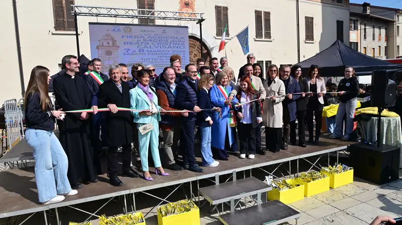 L'inaugurazione della 49esima Fiera agricola di Calvisano - Foto Gabriele Strada/Neg © www.giornaledibrescia.it