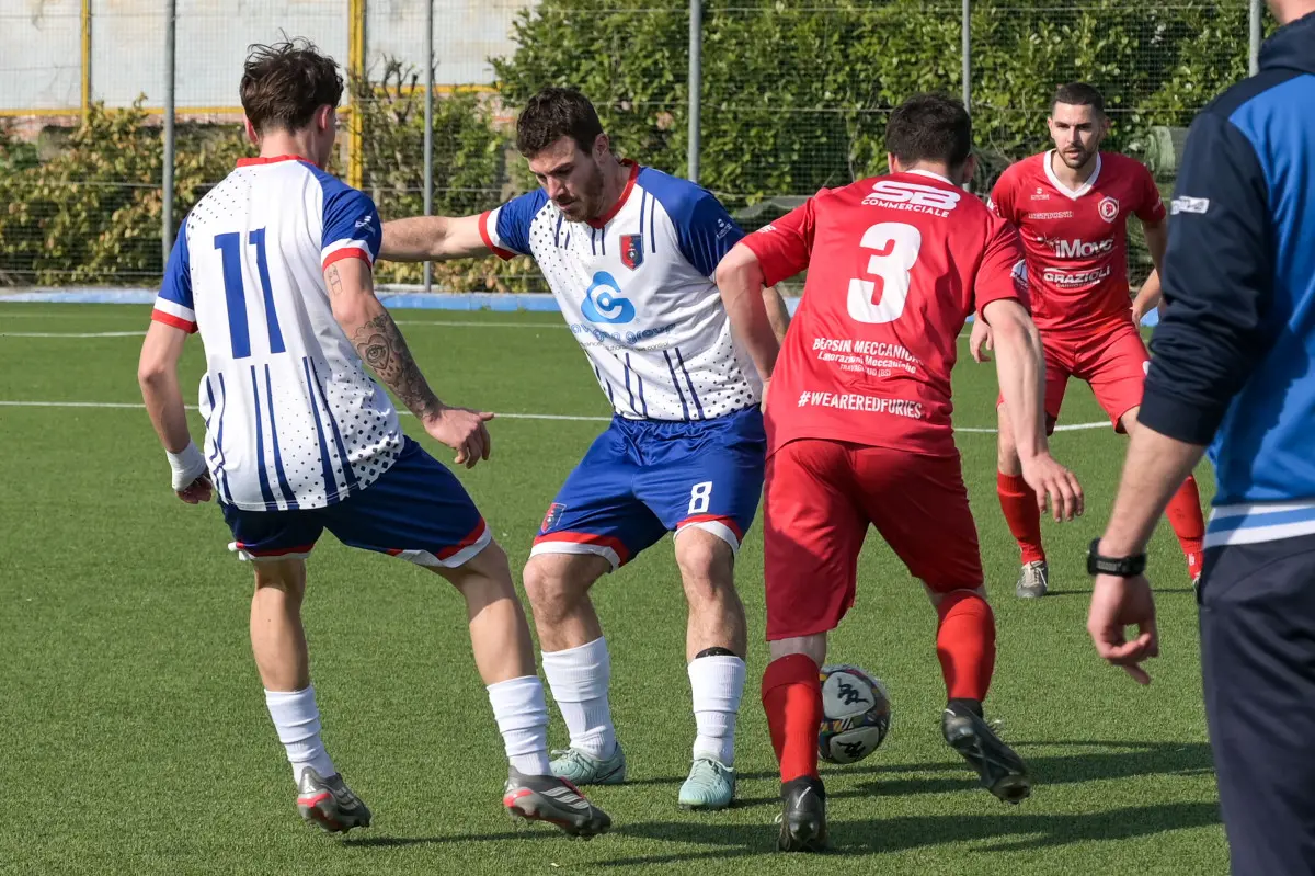 Promozione, gli scatti di Calcinato-Virtus Aurora Travagliato