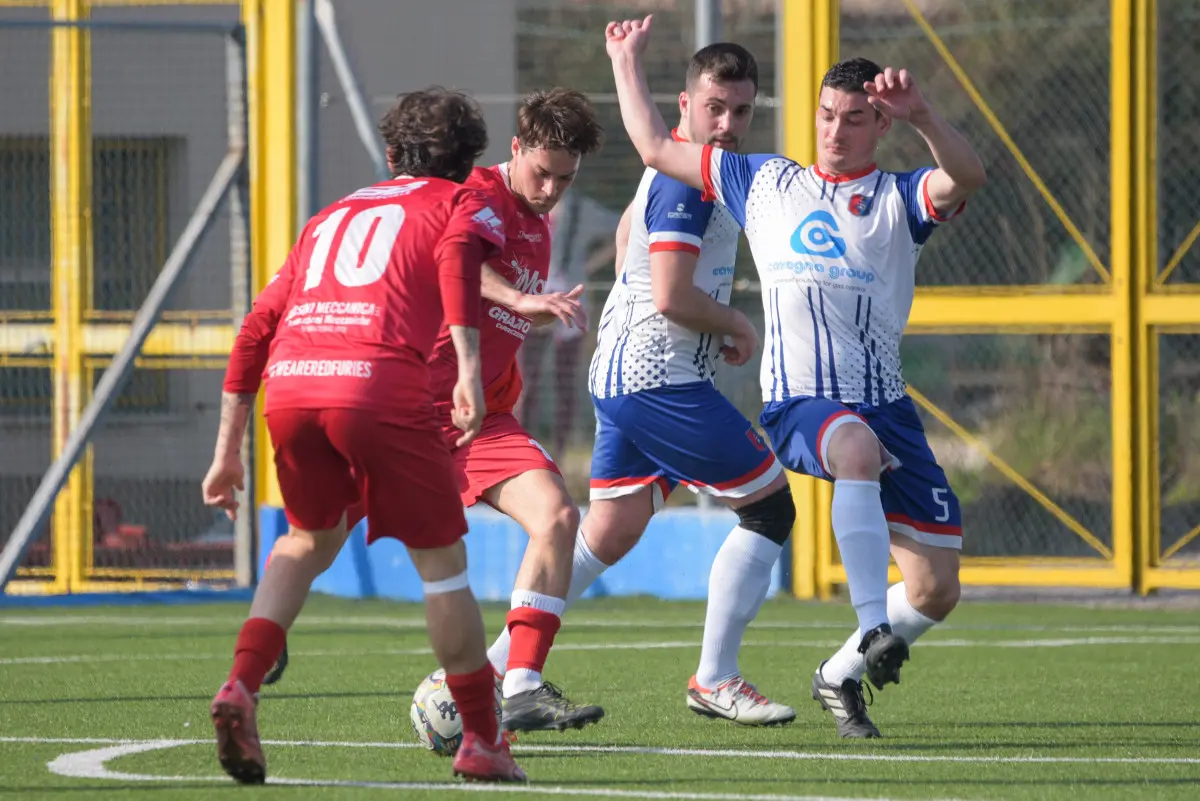 Promozione, gli scatti di Calcinato-Virtus Aurora Travagliato