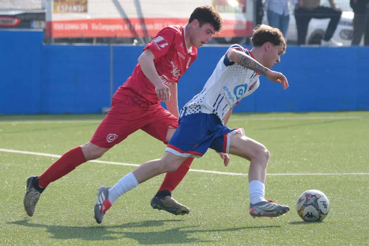 Promozione, gli scatti di Calcinato-Virtus Aurora Travagliato