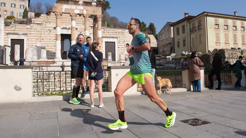 Un atleta impegnato nella Bam - Foto New Reporter Papetti © www.giornaledibrescia.it