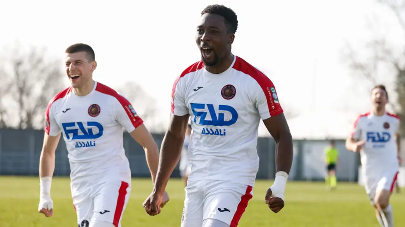 Esulta il Carpenedolo contro l'Orceana - Foto New Reporter Bombana © www.giornaledibrescia.it