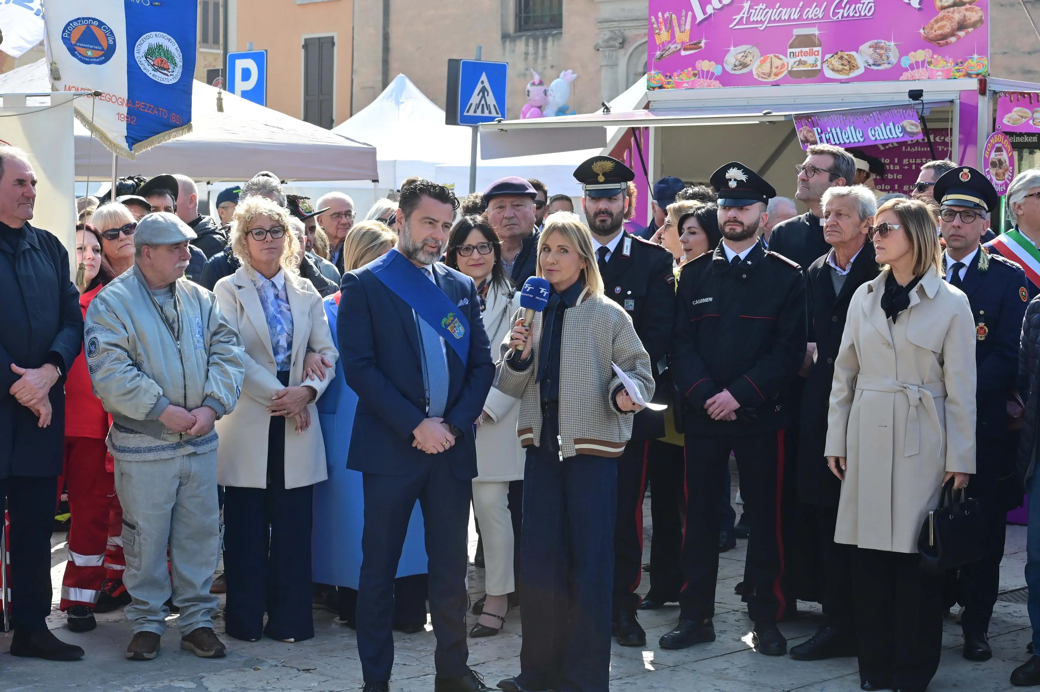 CALVISANO IN PIAZZA CON NOI  REDAZIONE PROVINCIA 08-03-2026 GABRIELE STRADA NEW EDEN GROUP 