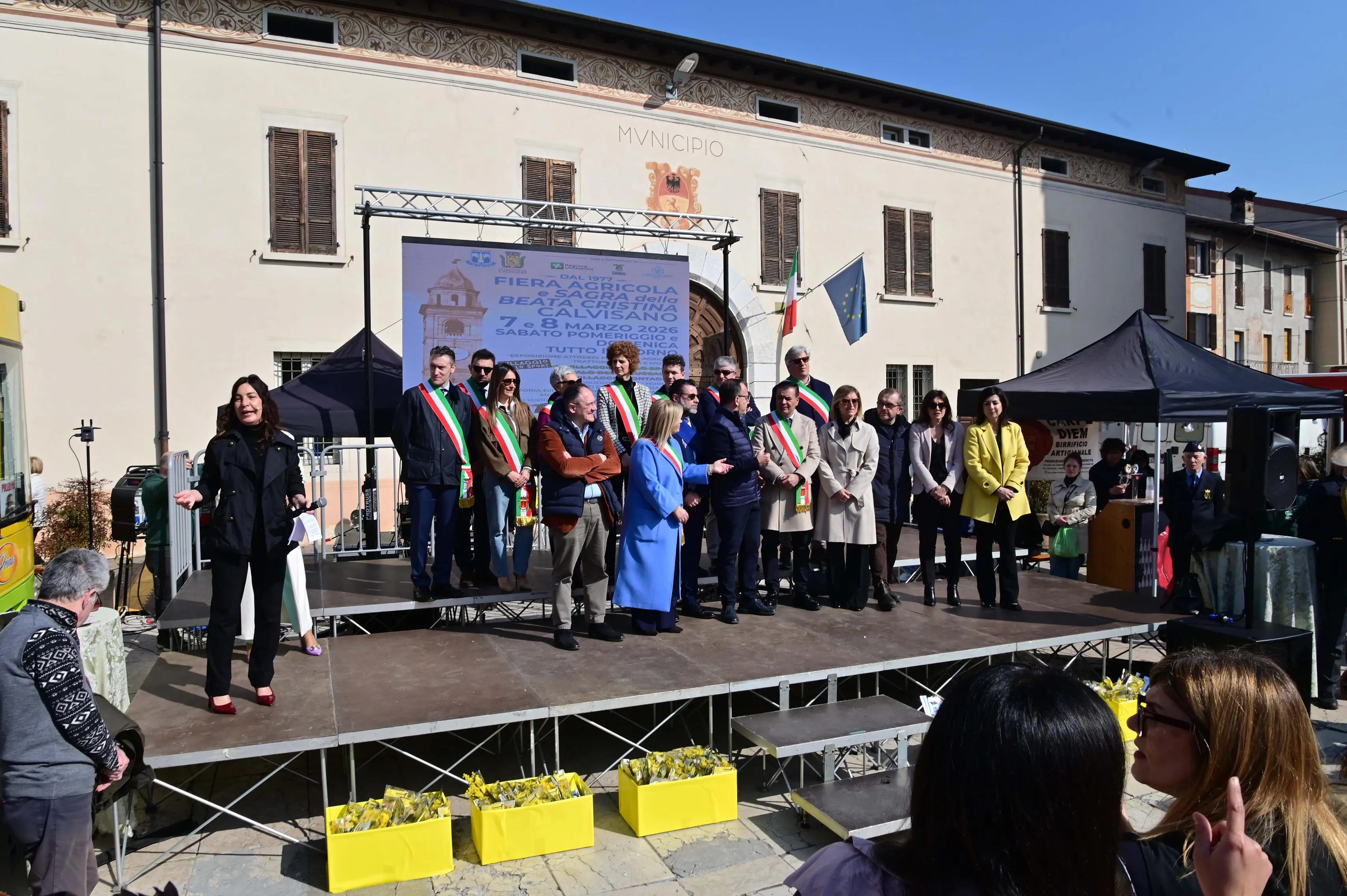 CALVISANO IN PIAZZA CON NOI  REDAZIONE PROVINCIA 08-03-2026 GABRIELE STRADA NEW EDEN GROUP 