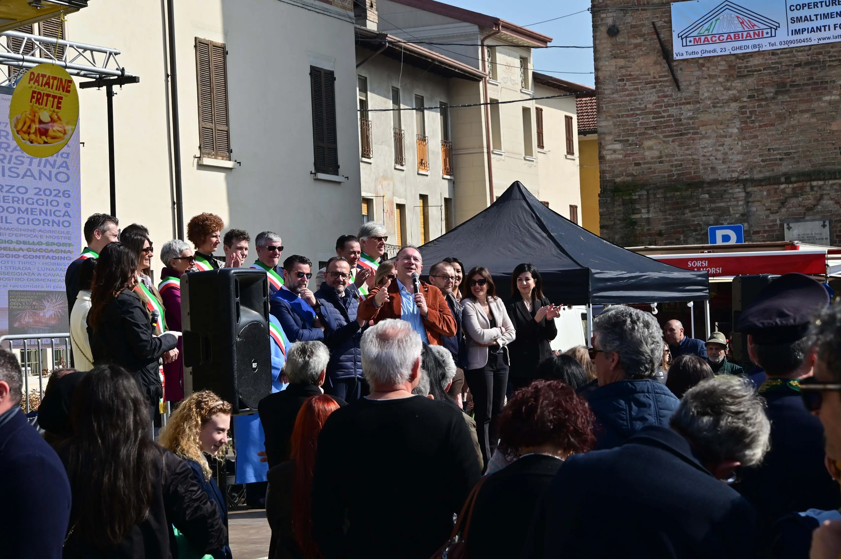 CALVISANO IN PIAZZA CON NOI  REDAZIONE PROVINCIA 08-03-2026 GABRIELE STRADA NEW EDEN GROUP 