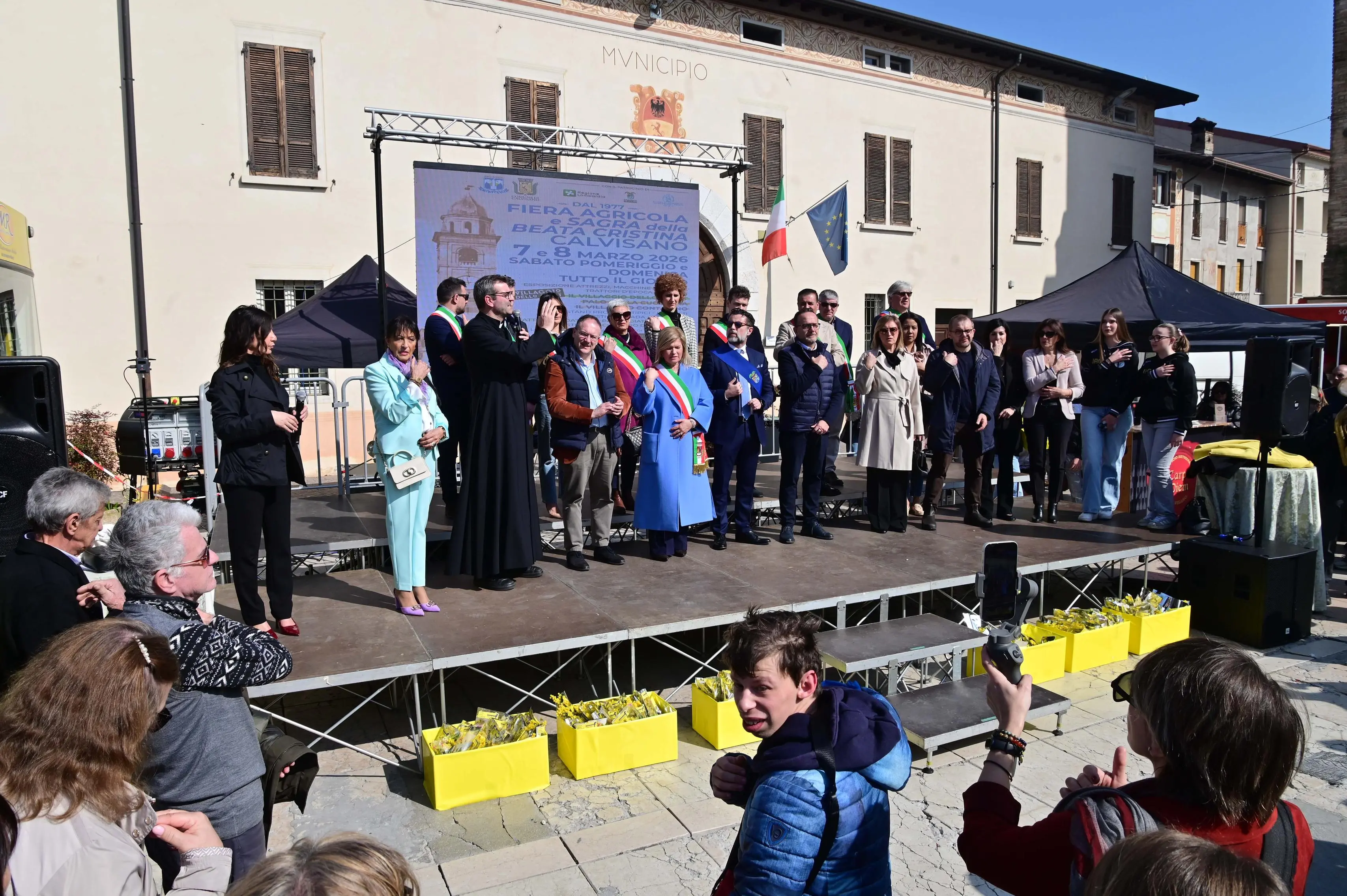 CALVISANO IN PIAZZA CON NOI  REDAZIONE PROVINCIA 08-03-2026 GABRIELE STRADA NEW EDEN GROUP 