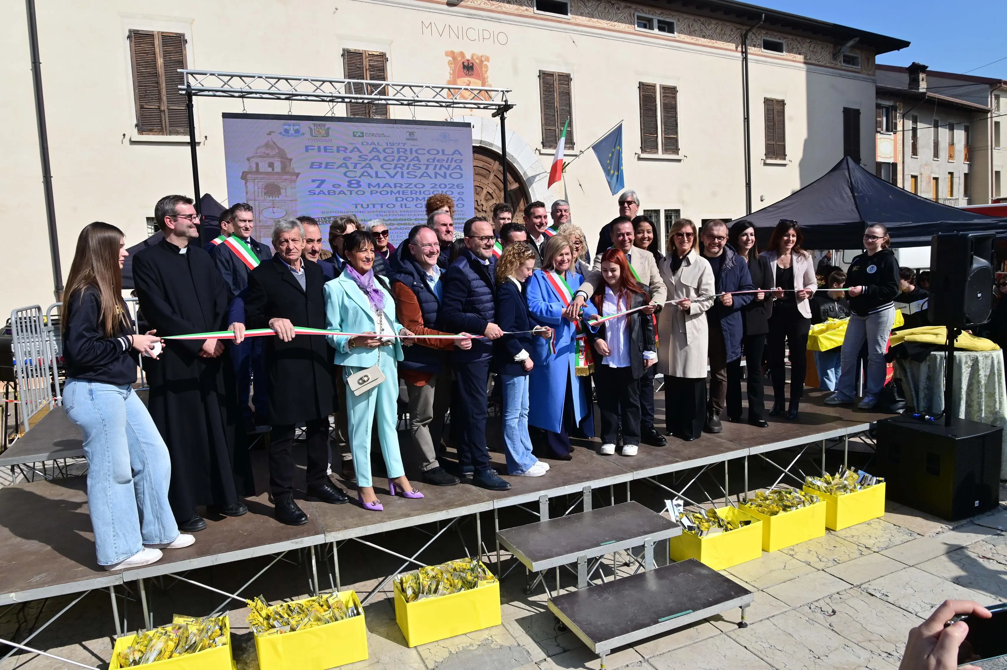 CALVISANO IN PIAZZA CON NOI  REDAZIONE PROVINCIA 08-03-2026 GABRIELE STRADA NEW EDEN GROUP 