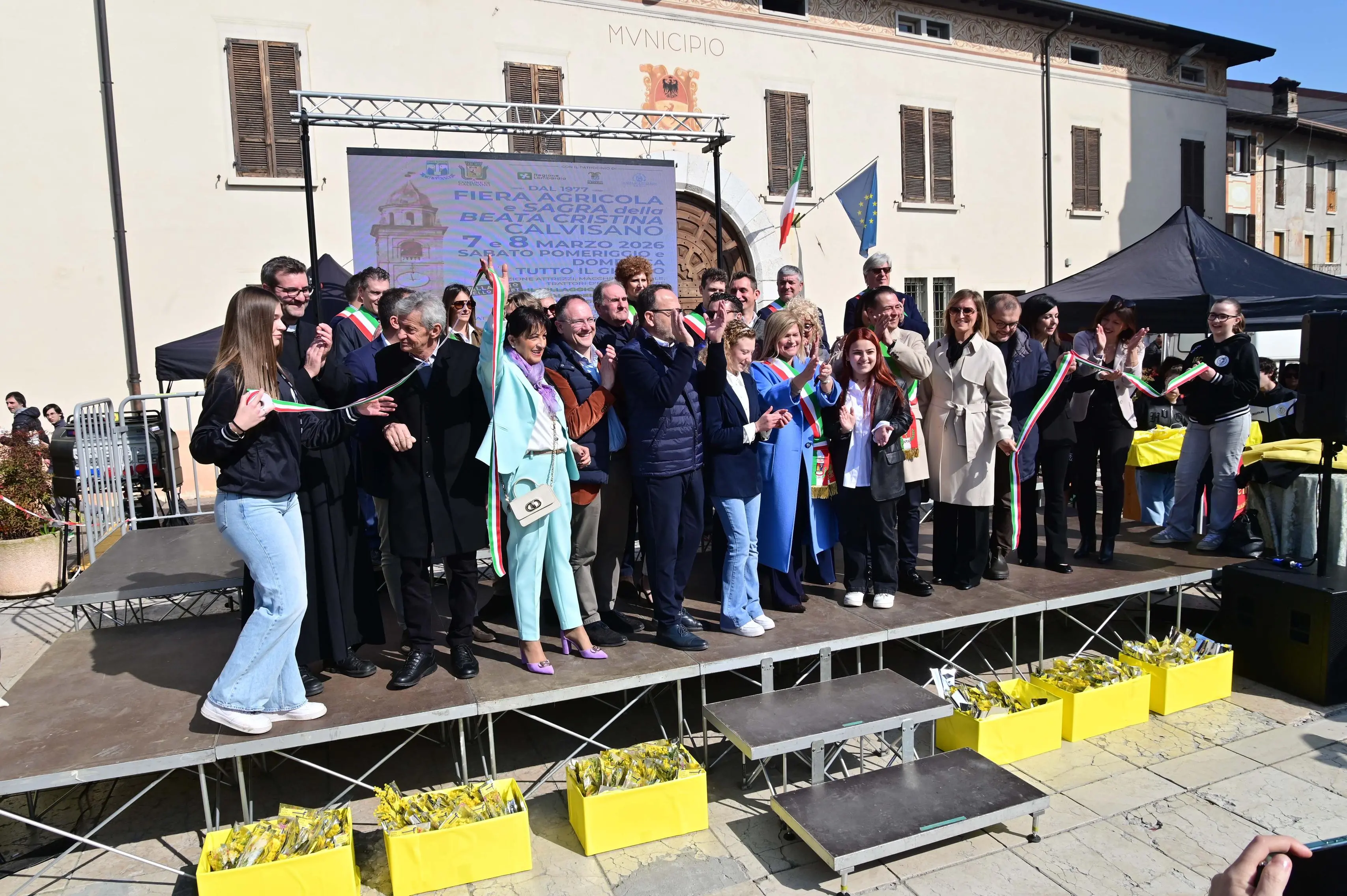 CALVISANO IN PIAZZA CON NOI  REDAZIONE PROVINCIA 08-03-2026 GABRIELE STRADA NEW EDEN GROUP 