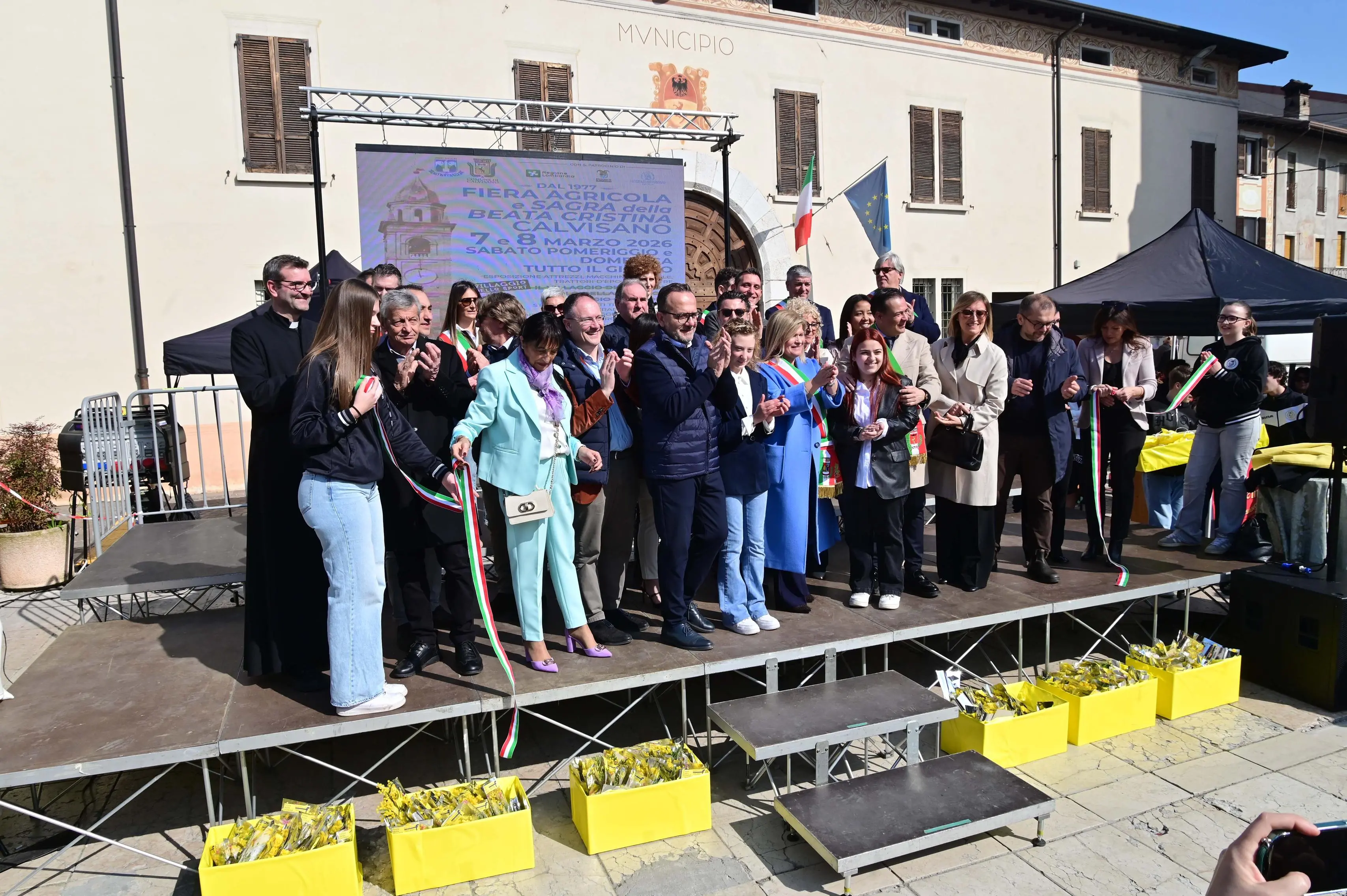 CALVISANO IN PIAZZA CON NOI  REDAZIONE PROVINCIA 08-03-2026 GABRIELE STRADA NEW EDEN GROUP 