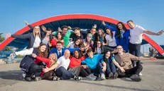 Foto di gruppo per lo staff di Leolandia