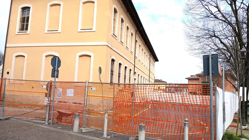 Aperto il cantiere per la messa in sicurezza di Palazzo Arcioni a Ghedi