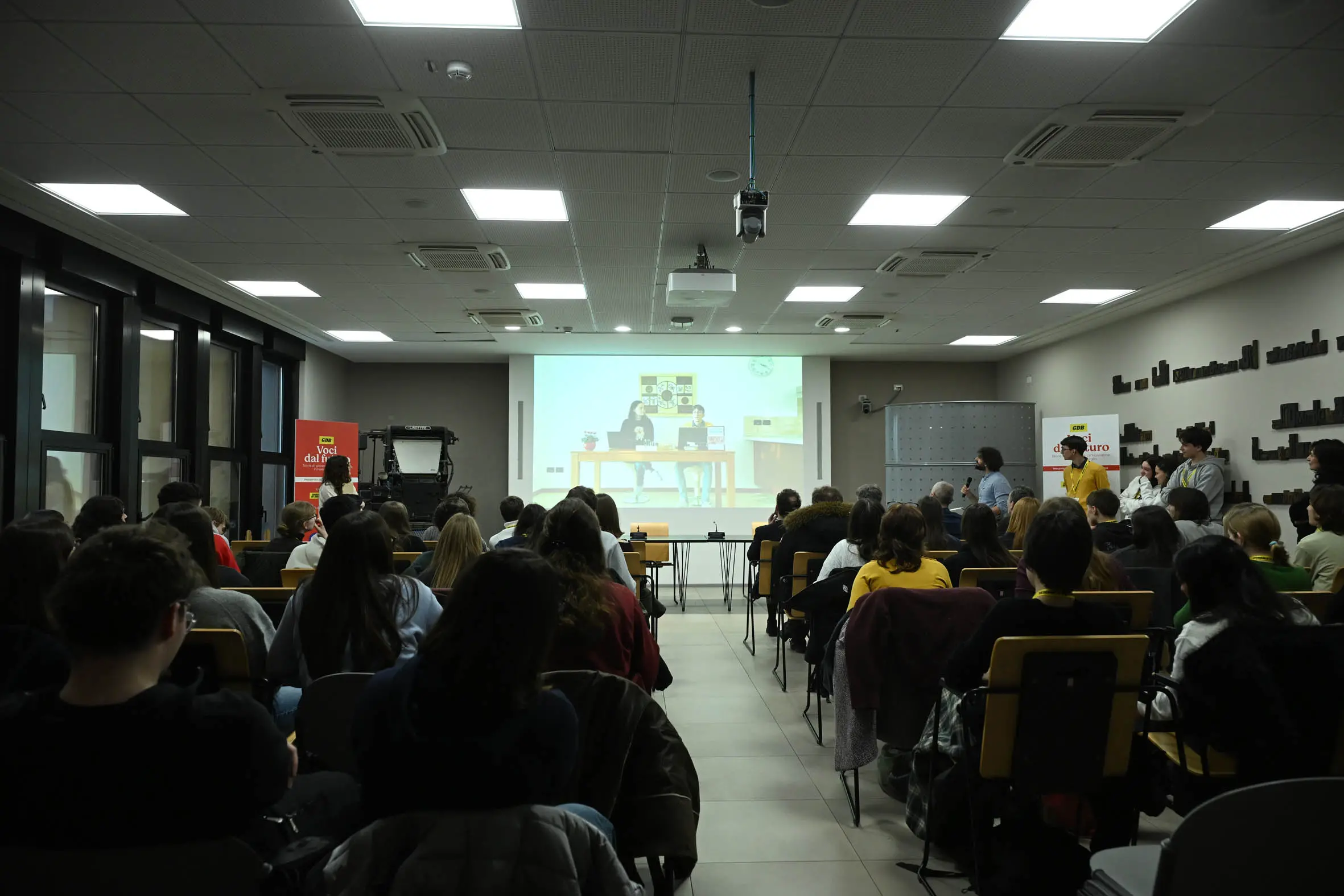 GdB Voci dal futuro - La presentazione dei video podcast