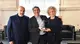 SPORT BASKET BRESCIA PALAZZO LOGGIA Germani Pallacanestro Brescia PREMIAZIONE VITTORIA ALATA NELLA FOTO FERRARI DEL BONO BRAGAGLIO CON VITTORIA ALATA 28-02-2023 Checchi@newreporter