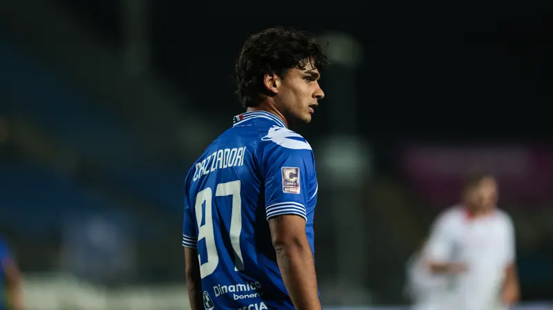 Denis Cazzadori, attaccante del Brescia - Foto New Reporter Comincini © www.giornaledibrescia.it