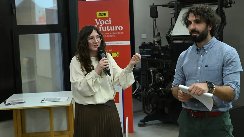 Loreta Minutilli e Matteo Villa di The FabLab - Foto New Reporter Favretto © www.giornaledibrescia.it