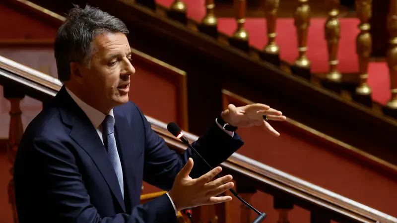 Matteo Renzi - Foto Ansa/Fabio Frustaci © www.giornaledibrescia.it