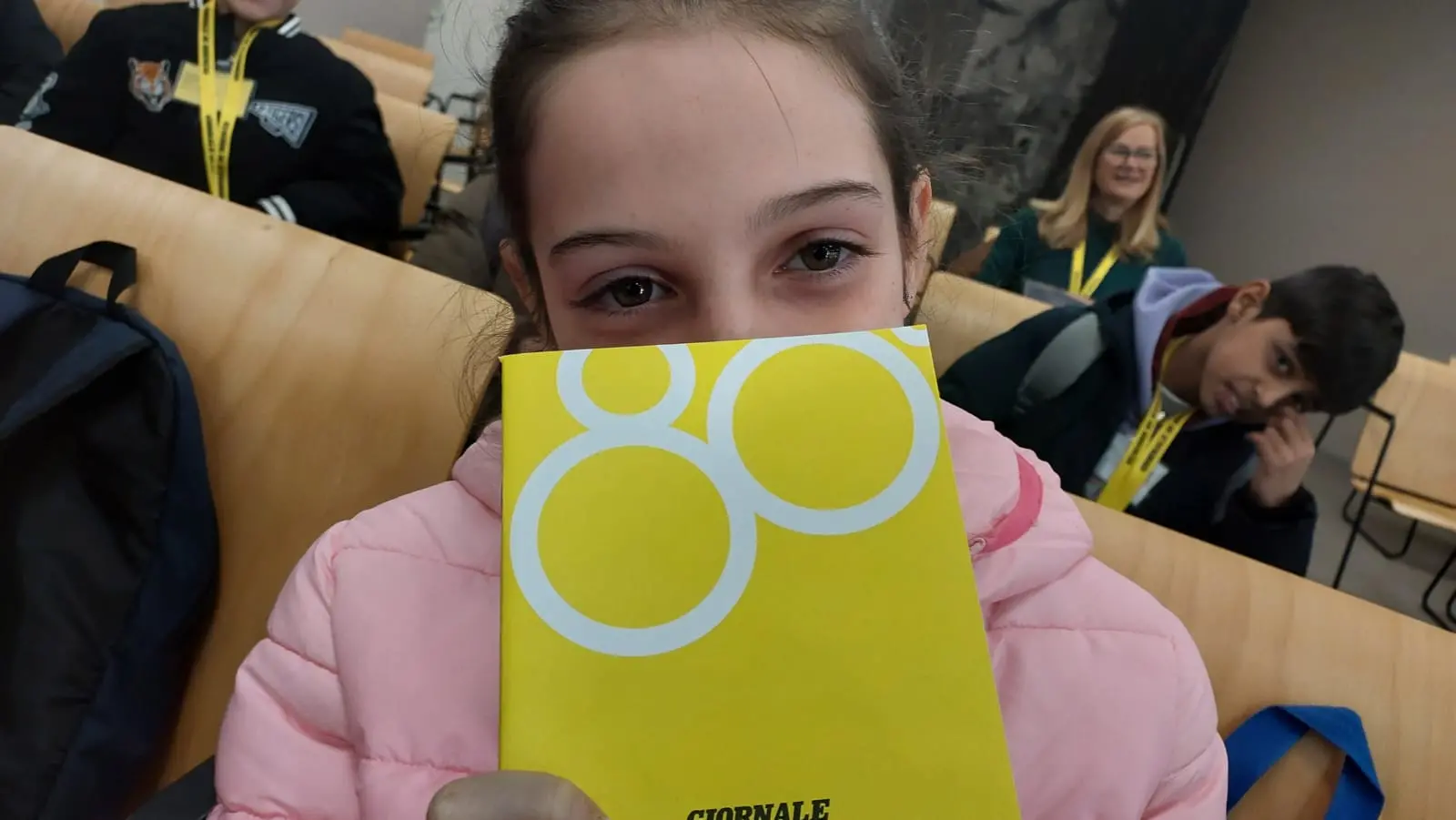 La classe 5D dell’istituto comprensivo di Ospitaletto in visita al GdB