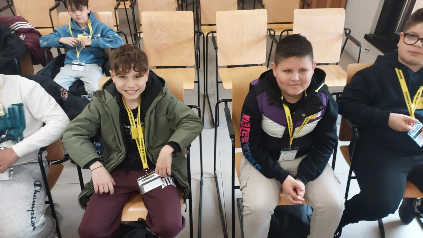 La classe 5D dell’istituto comprensivo di Ospitaletto in visita al GdB