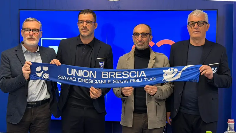 La presentazione dell'affiliazione tra Union Brescia e Gussago - © www.giornaledibrescia.it