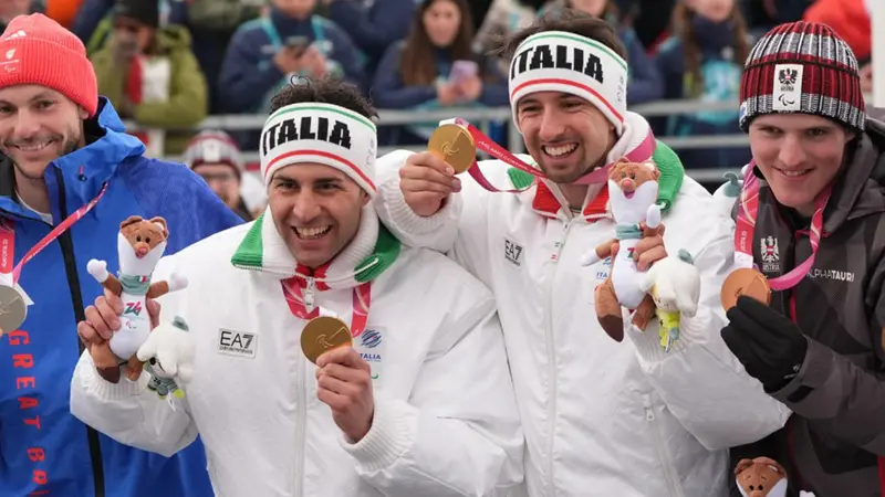 Medaglia d'oro per Ravelli e Bertagnolli - Foto Ansa © www.giornaledibrescia.it