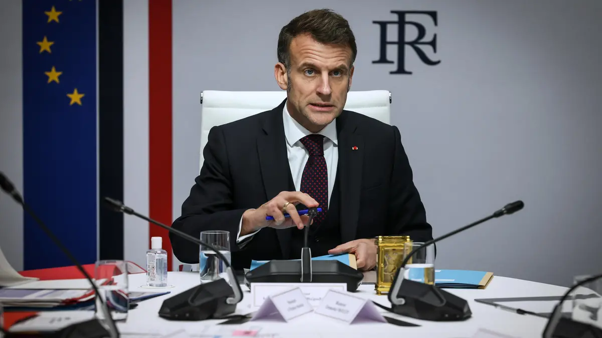 Emmanuel Macron all'Eliseo - Foto Ansa © www.giornaledibrescia.it