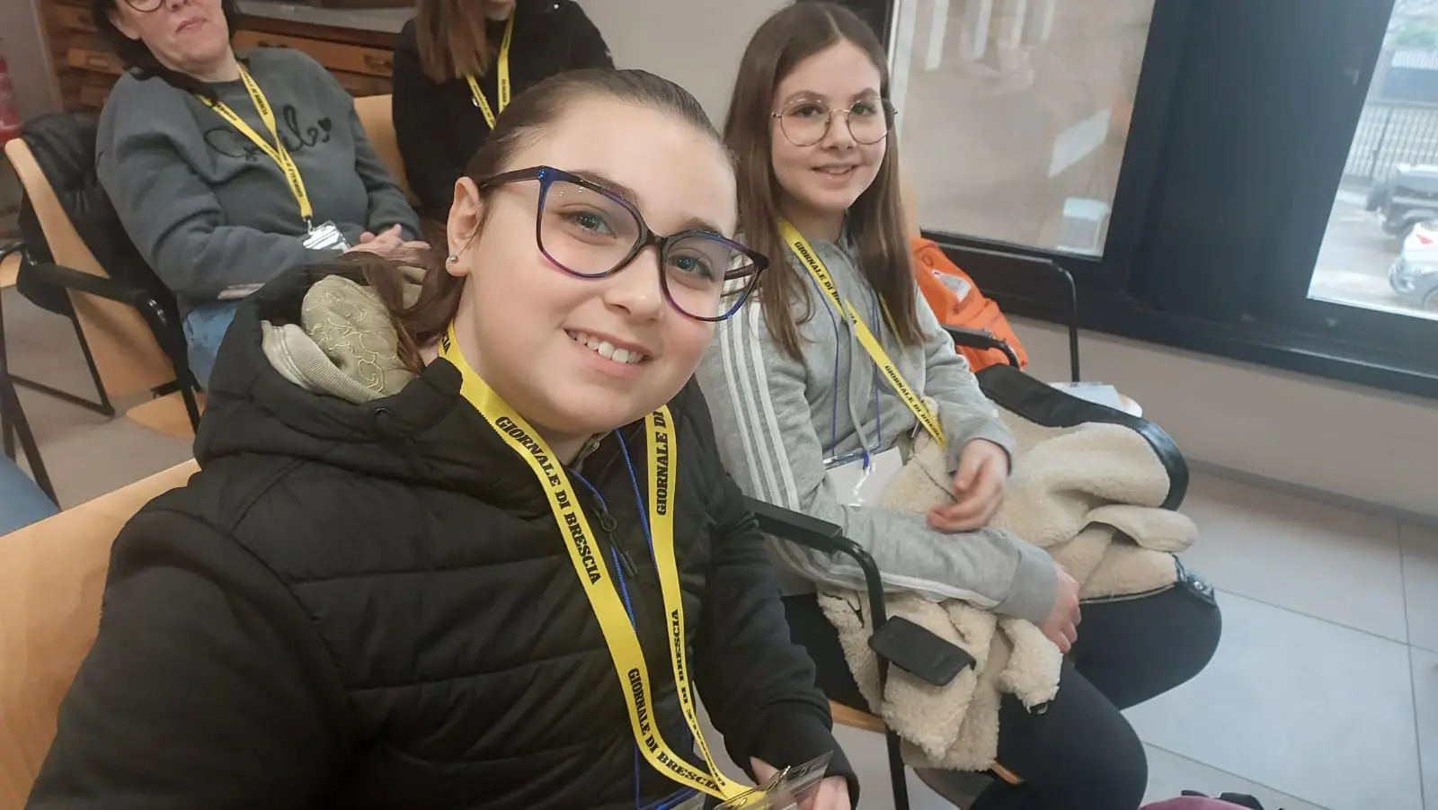 La classe V C dell'istituto don Milani di Borgosatollo in visita al GdB