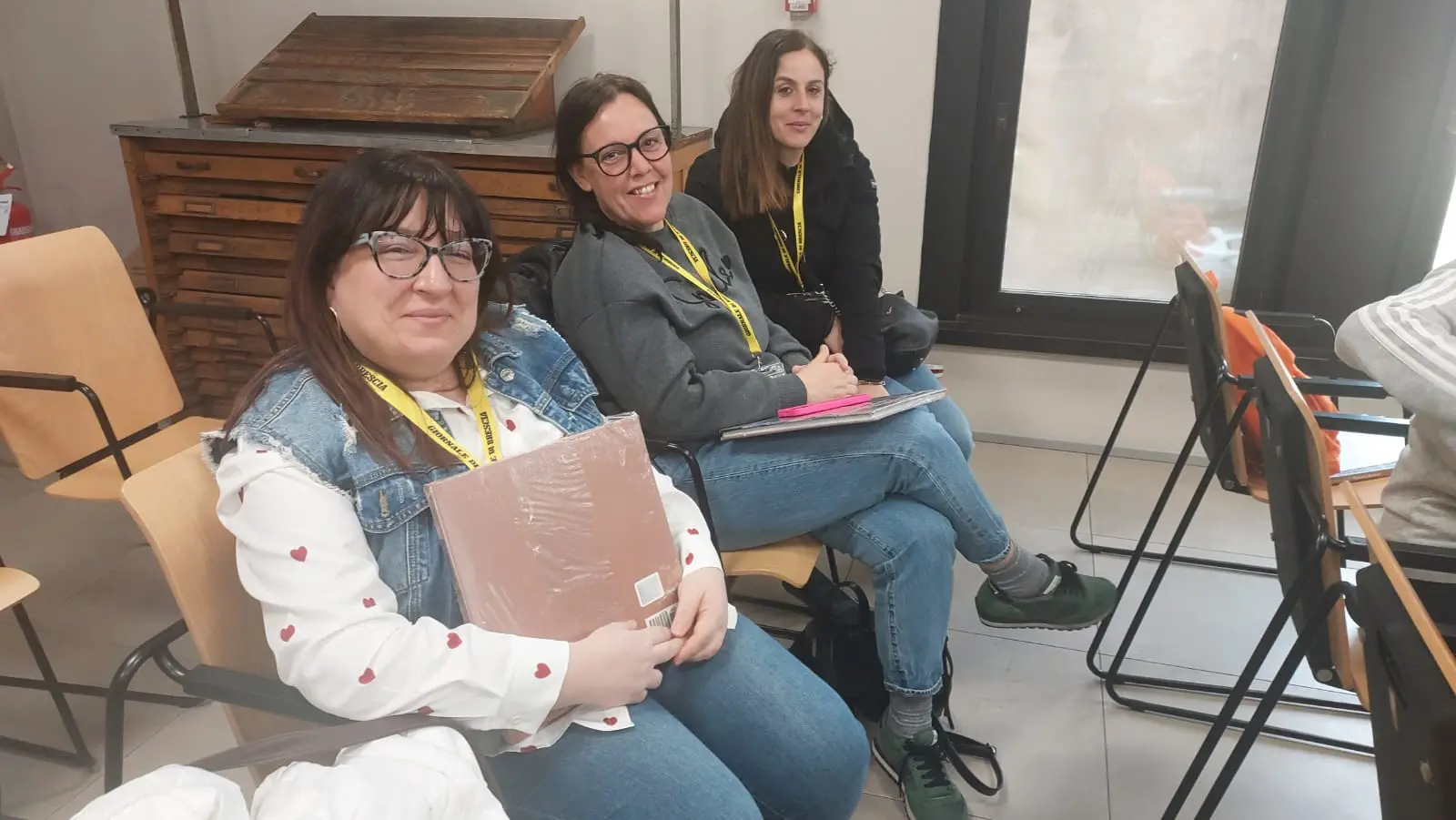 La classe V C dell'istituto don Milani di Borgosatollo in visita al GdB