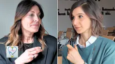 La dottoressa Federica Pagani con la conduttrice Daniela Affinita