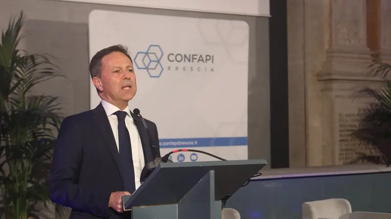 Il presidente di Confapi Brescia, Pierluigi Cordua - © www.giornaledibrescia.it