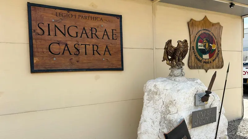 La base italiana a Erbil, in Iraq - Foto Epa © www.giornaledibrescia.it