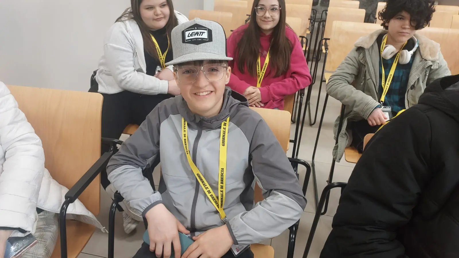 La classe 1G del Cfp Canossa di Bagnolo Mella in visita al GdB