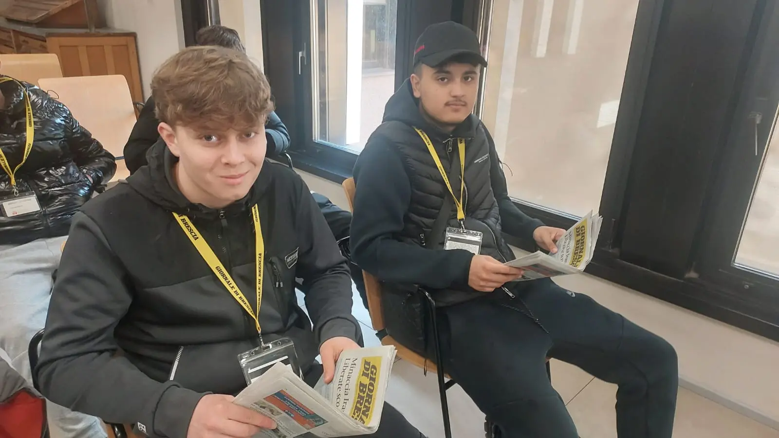 La classe 1G del Cfp Canossa di Bagnolo Mella in visita al GdB