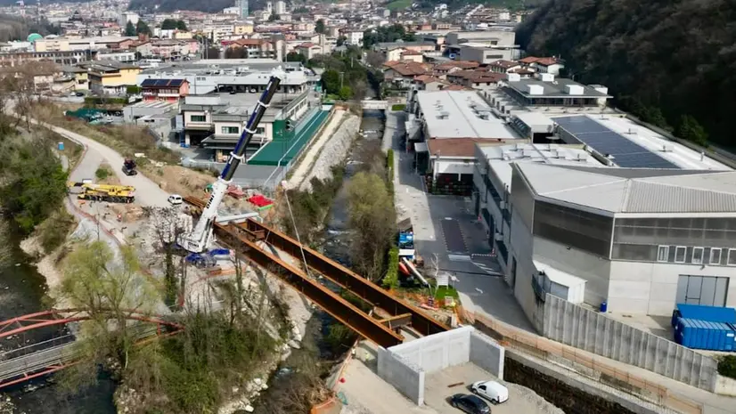 Lavori ponte Faidana - © www.giornaledibrescia.it