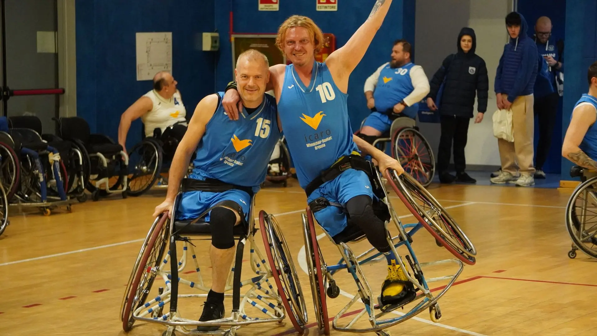 Germani Icaro: gli scatti dal parquet