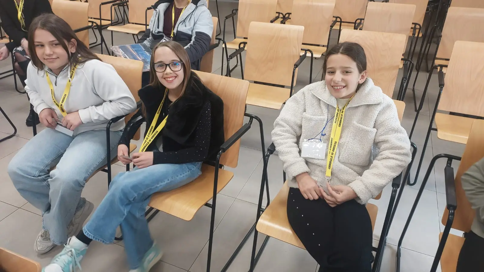 La quinta B dell’istituto don Milani di Borgosatollo in visita al GdB