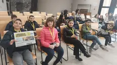 La quinta B dell’istituto don Milani di Borgosatollo in visita al GdB