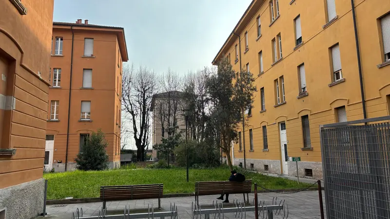 Le case di via Marchetti nel quartiere di Porta Milano