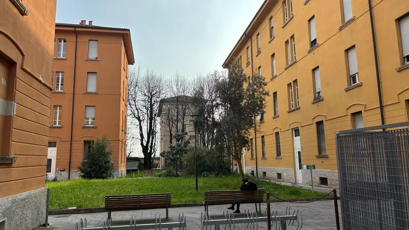Le case di via Marchetti nel quartiere di Porta Milano