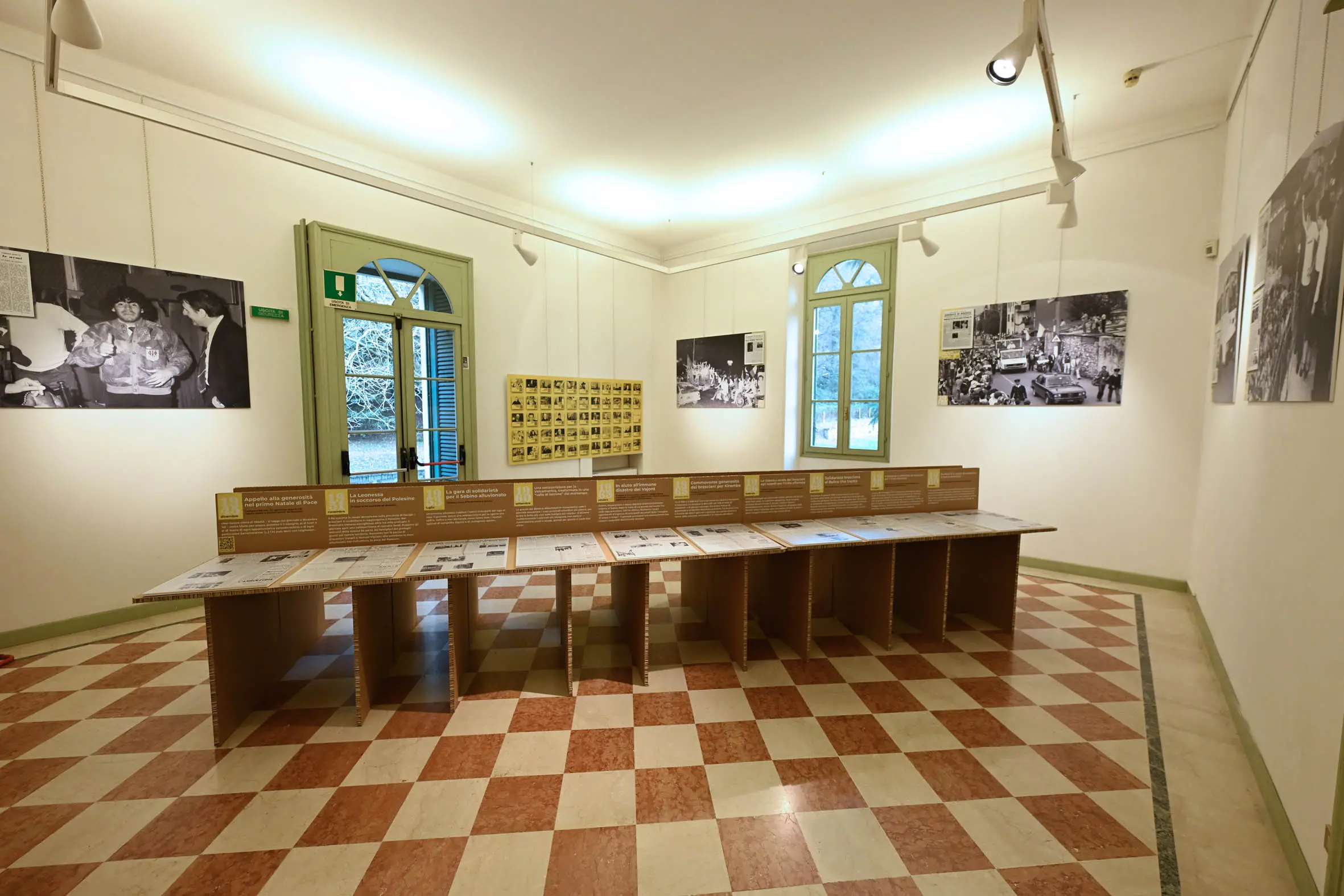 L'inaugurazione della mostra per gli 80 anni del GdB a Villa Carcina
