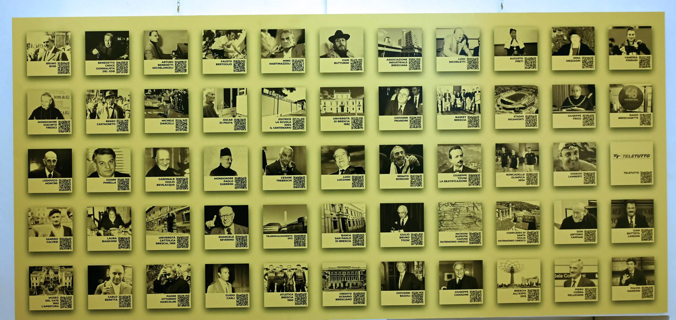 L'inaugurazione della mostra per gli 80 anni del GdB a Villa Carcina