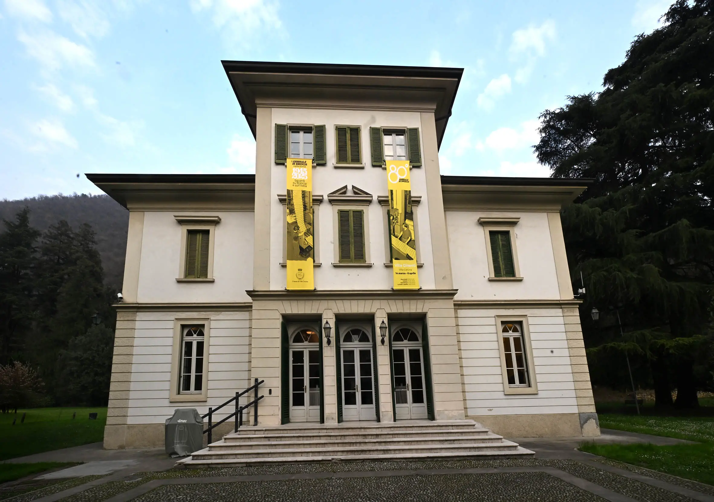 L'inaugurazione della mostra per gli 80 anni del GdB a Villa Carcina