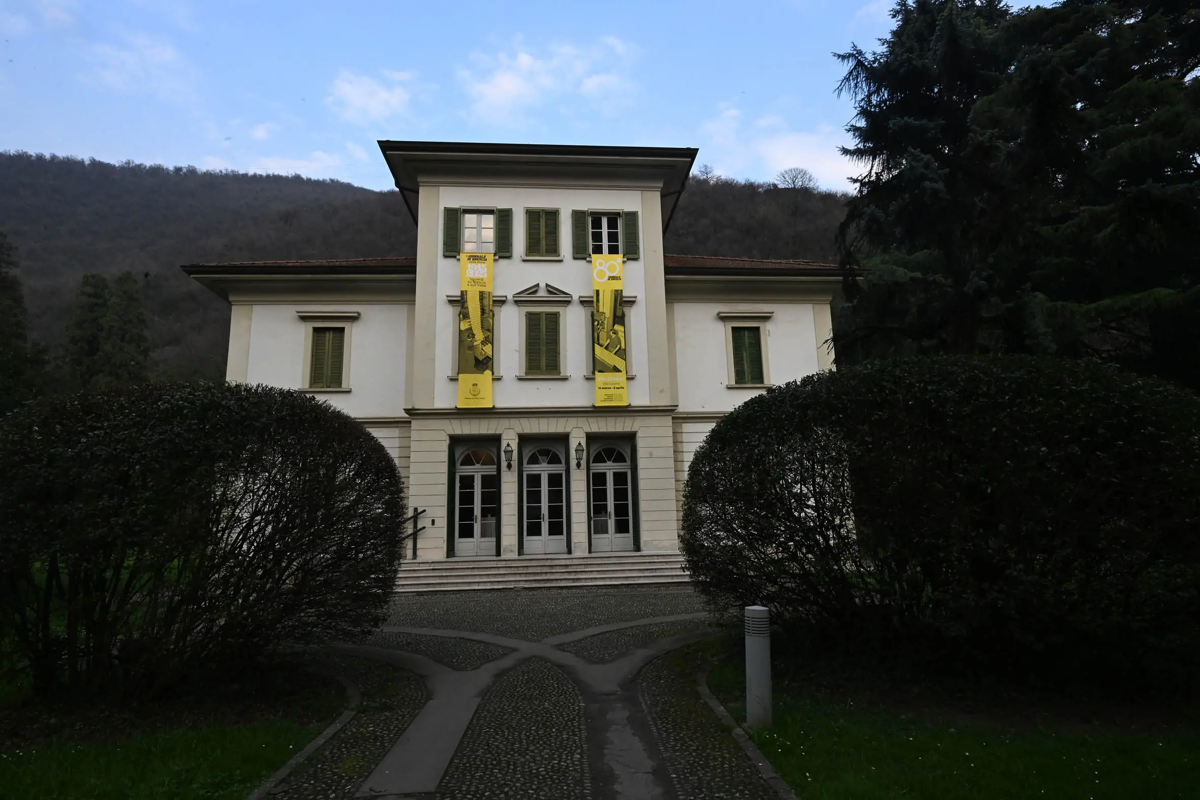 L'inaugurazione della mostra per gli 80 anni del GdB a Villa Carcina